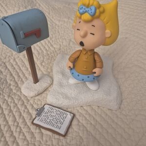 Memory Lane A Charlie Brown Christmas Sally Mailbox Letter to Santa USED